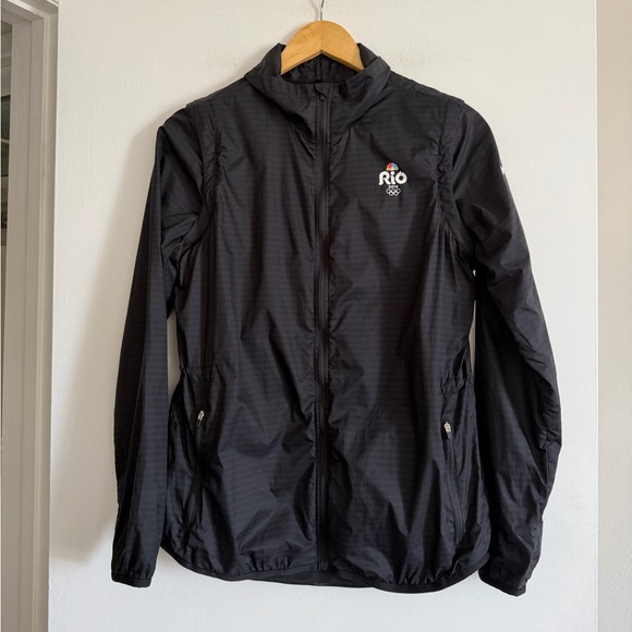 Nike Jackets & Blazers - Nike Golf Black 2016 Rio Olympics 2 in One Rain Jacket and Zip Vest size M EUC